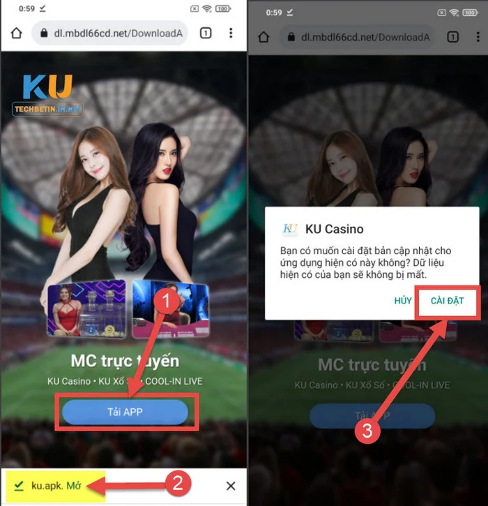 Tải Kubet77 Chỉ dẫn người chơi tải app cược cho người dùng hệ Android.