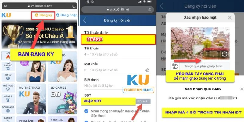 Đăng Ký Kubet77 Đăng ký tài khoản chơi tại nền tảng điện thoại của Kubet77.