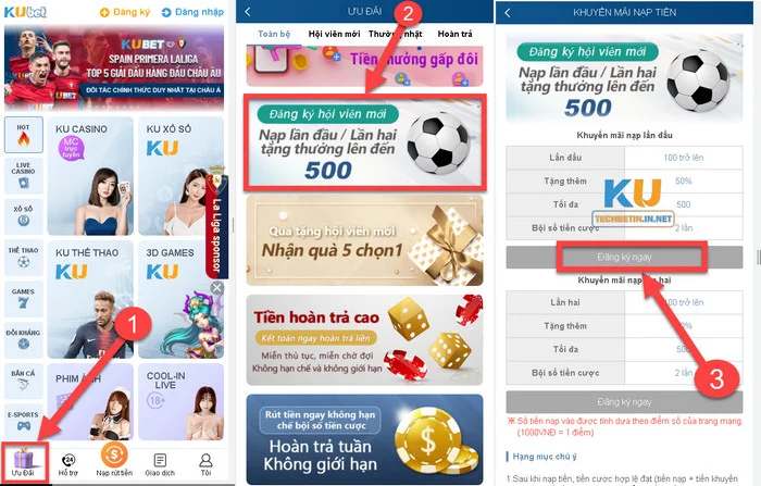 Khuyến Mãi Kubet77 Hướng dẫn nhận ưu đãi nạp đầu và nạp lần 2 chi tiết nhất.