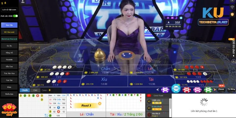 Xóc Đĩa Kubet77 Trò chơi xóc đĩa Kubet77 được tổ chức chuyên nghiệp, hiện đại.